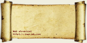 Bojana Mijailović vizit kartica